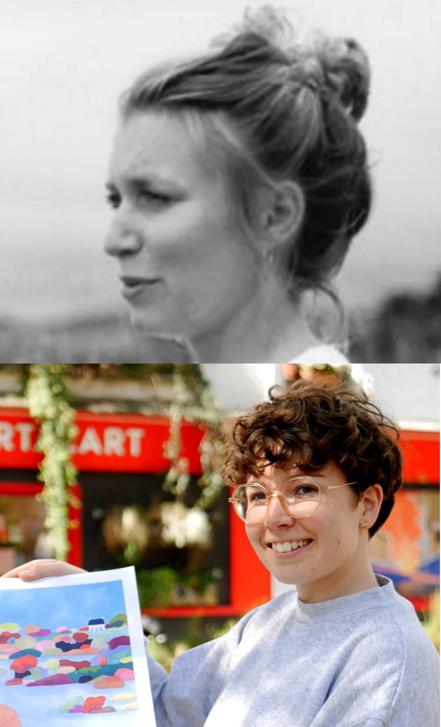 Coquelicot Vitale et Agathe Meunier, autrices de S'emmontagner