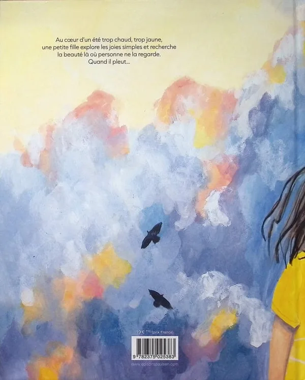 Quatrième de couverture de La petite fille orageuse