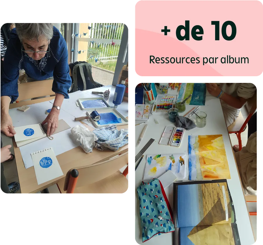 Les pistes de travail par albums 
