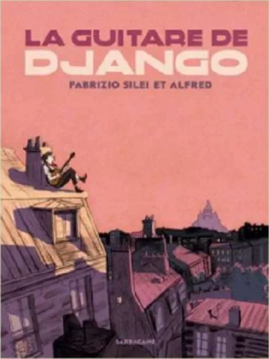 Couverture de l'album « La Guitare de Django » — sélection Prix Nénuphar 1ʳᵉ édition (2014-2015)