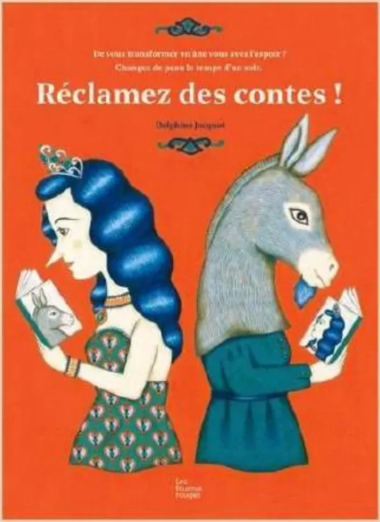 Couverture de l'album « Réclamez des contes ! » — sélection Prix Nénuphar 4ᵉ édition (2017-2018)