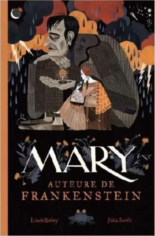 Couverture de l'album « Mary, auteure de Frankenstein » — sélection Prix Nénuphar 7ᵉ édition (2020-2021)