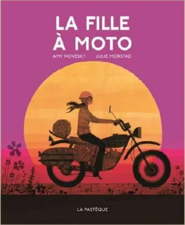 Couverture de l'album « La Fille à moto » — sélection Prix Nénuphar 8ᵉ édition (2021-2022)