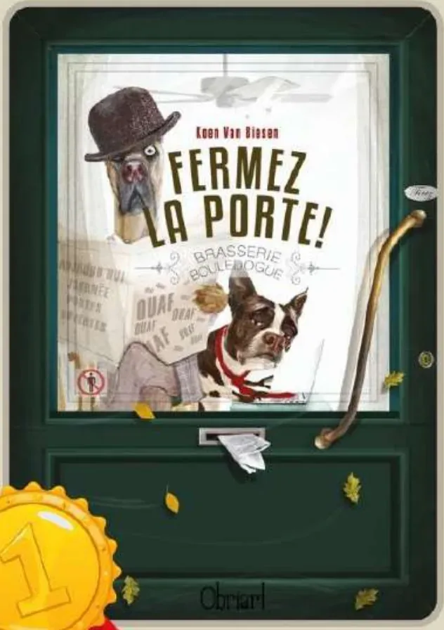 Couverture de l'album « Fermez la porte ! » — sélection Prix Nénuphar 11ᵉ édition (2024-2025) (album lauréat)