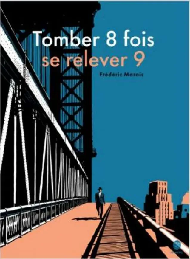 Couverture de l'album « Tomber 8 fois se relever 9 » — sélection Prix Nénuphar 11ᵉ édition (2024-2025)